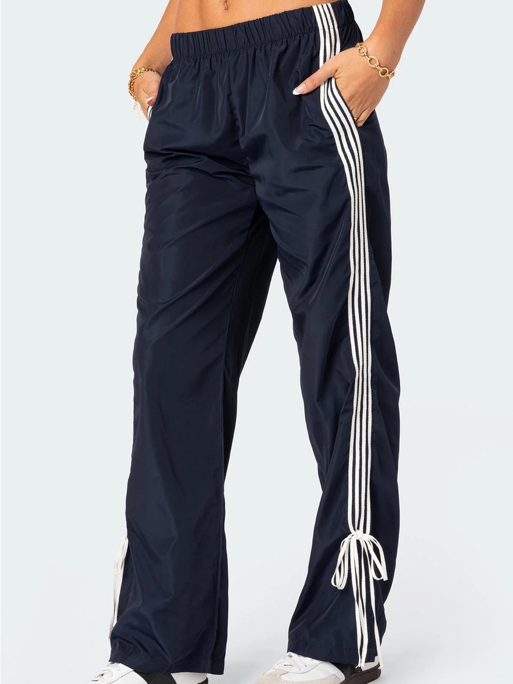 Edikted Remy Ribbon Track Pants - Picture 3 of 8